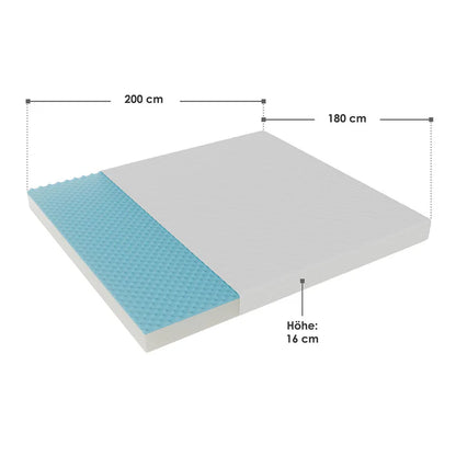 Matelas mousse froide 180 x 200 cm