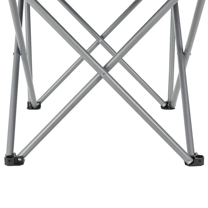 Sedia da campeggio Lido Blue sedia pieghevole imbottita con portabicchieri e borsa