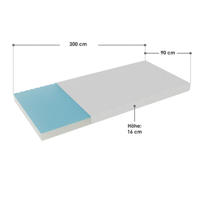 Matelas mousse froide 90 x 200 cm