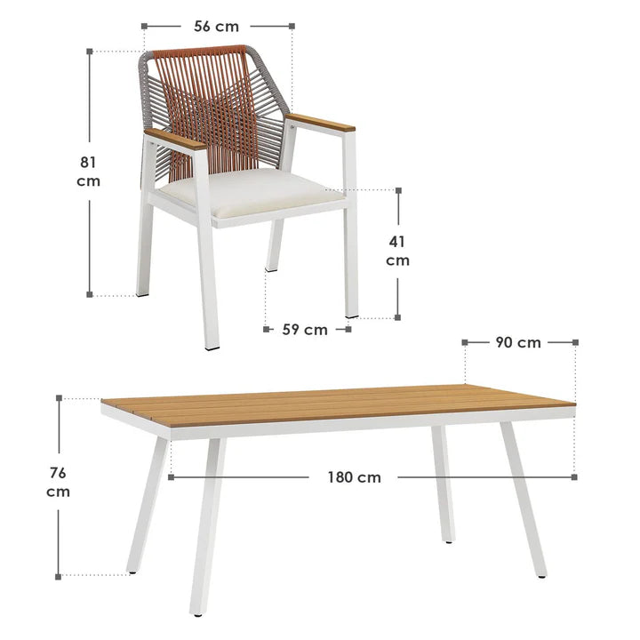 Premium Gartengarnitur Costa Rica - Palo24