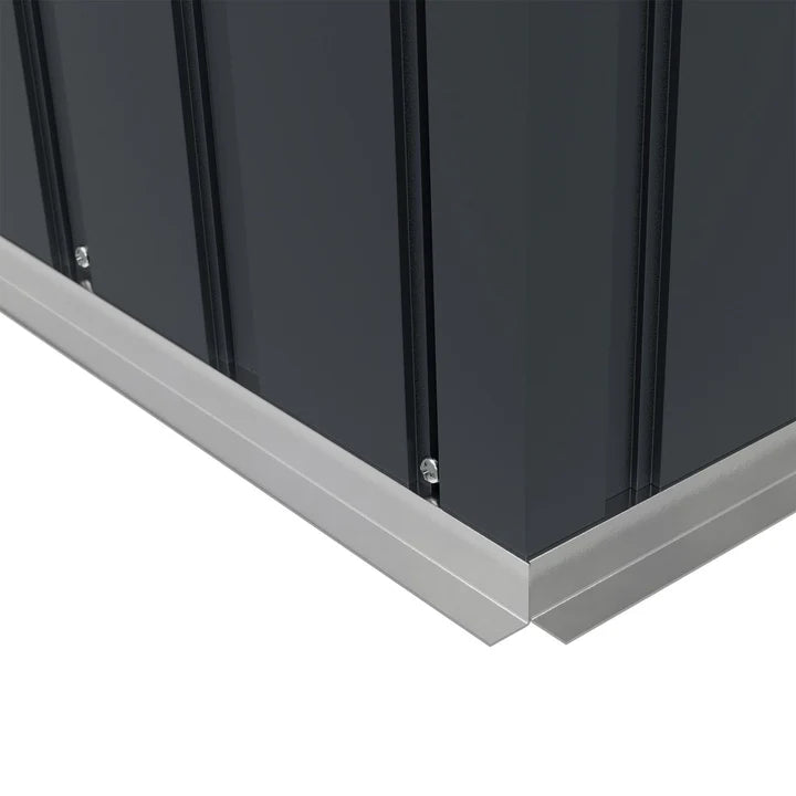 Metall Geräteschuppen Gerätehaus M mit Pultdach in anthrazit