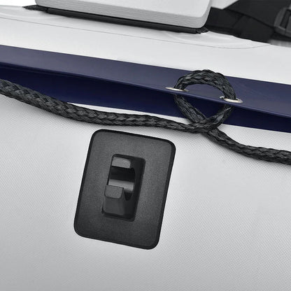 Barca gonfiabile a pedali grigia con fondo in alluminio - 3,80 m incl. certificato di sdoganamento