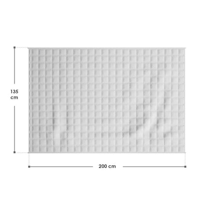 Gewichtsdecke 135x200 cm für besseren Schlaf 7 kg