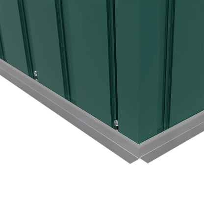 Abri à outils en métal Abri à outils M avec toit en appentis en vert foncé