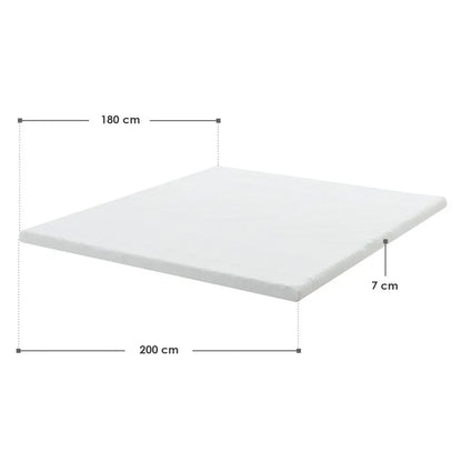 Topper 180x200 cm Memoryschaum, H2 - H3