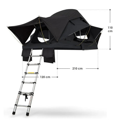 Autodachzelt für 2 Personen Lago mit Matratze