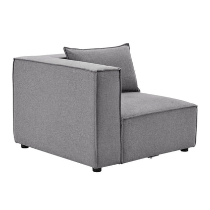 Modulares Sofa Domas L - 3 Sitzer Dunkelgrau