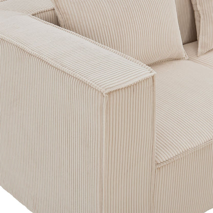 Modulares Sofa Domas S - 2 Sitzer Beige