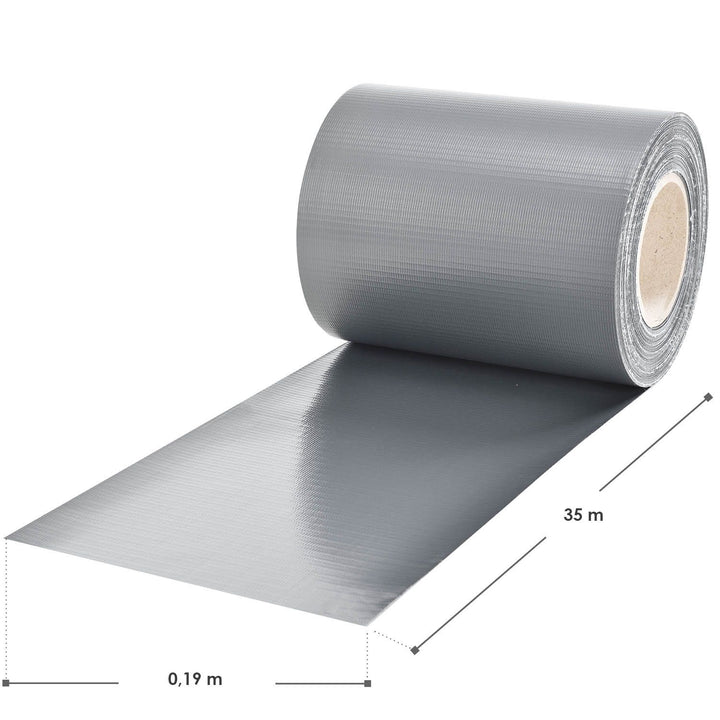 Pannello di recinzione con strisce di privacy in PVC grigio chiaro