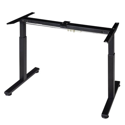 Elektrisch verstellbarer Schreibtisch 120x60 cm Schwarz - Palo24