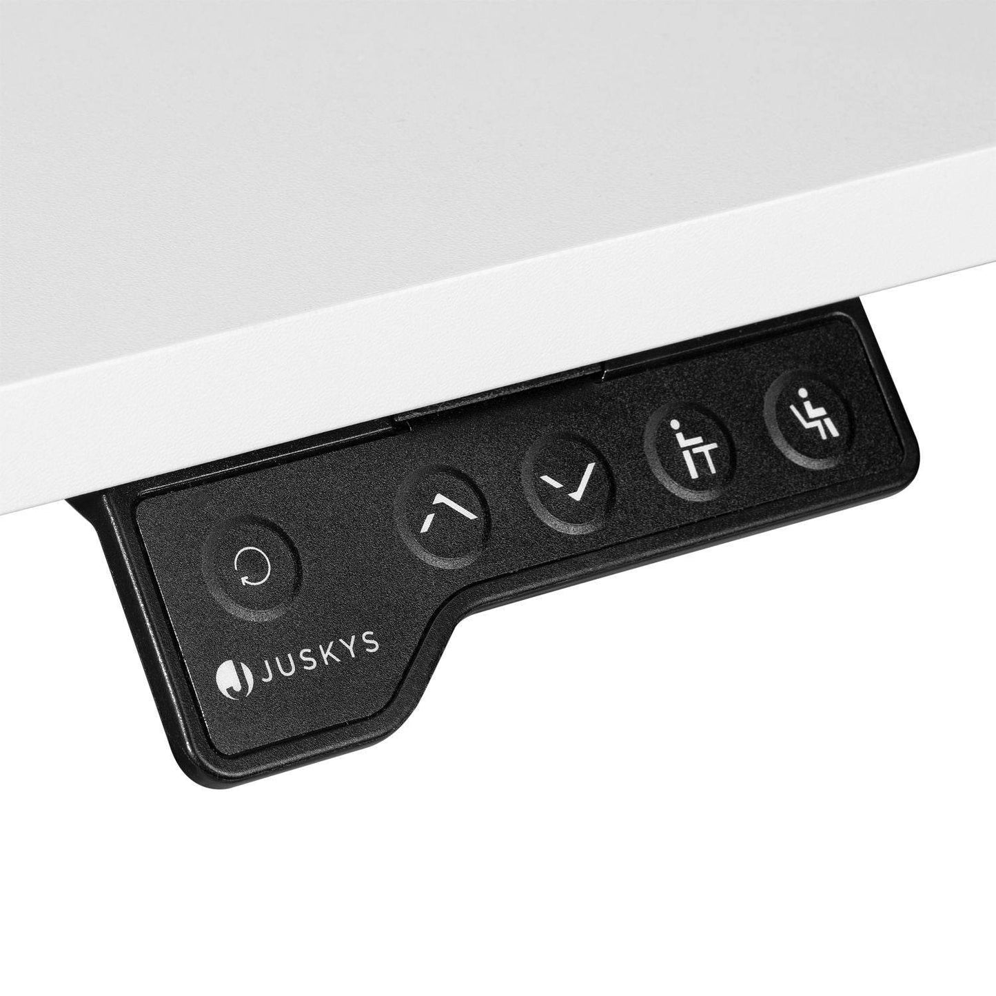 Elektrisch verstellbarer Schreibtisch 120x60 cm Weiss - Palo24