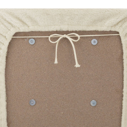 Haustiertreppe Timmy in Beige 36 cm hohe Ein- und Ausstiegshilfe für Haustiere