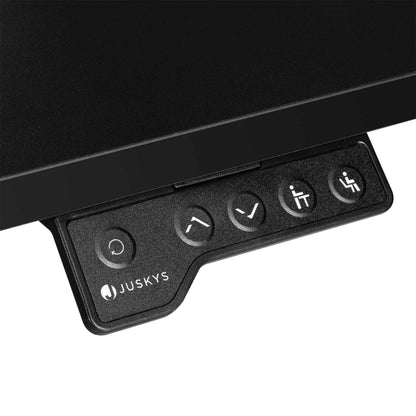 Elektrisch verstellbarer Schreibtisch 120x60 cm Schwarz - Palo24