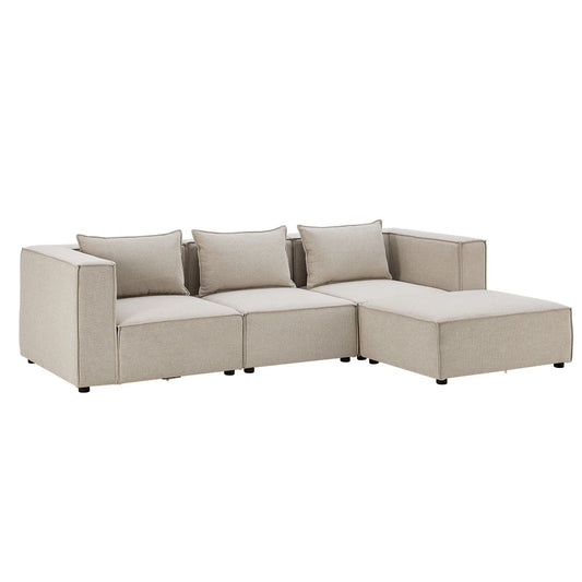 Modulares Sofa Domas L - 3 Sitzer Beige