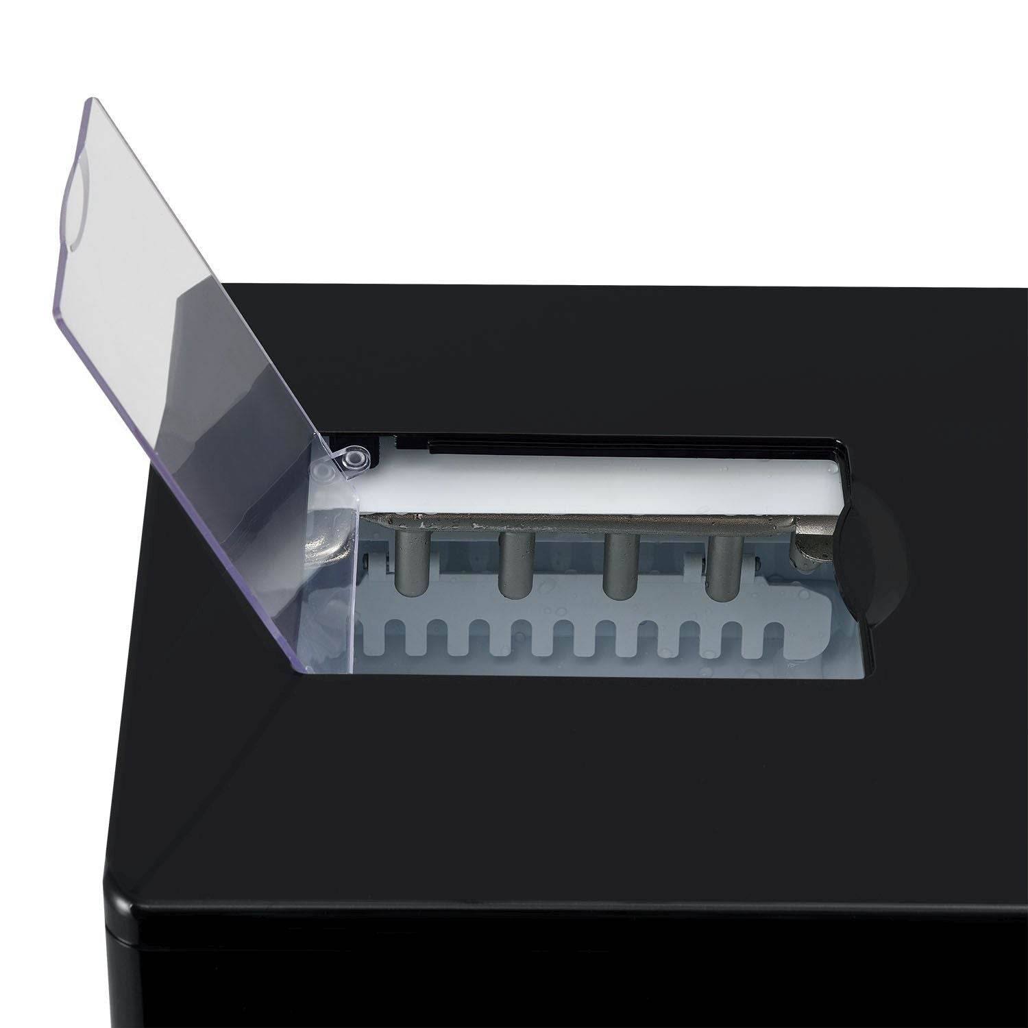 Eiswürfelmaschine PIM200L in schwarz mit Spender - Palo24