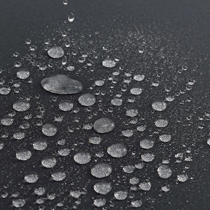 3-tlg Polyrattan Sitzgarnitur Balkon Set Bayamo schwarz / grau