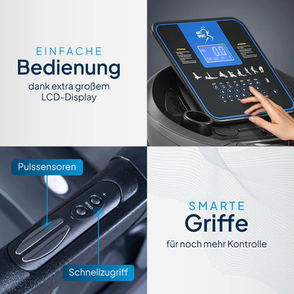 Tapis de course Speedrunner 7000, fonction carte cinéma, vitesse 22 km/h et 48 programmes