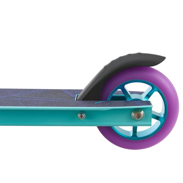 Stunt Scooter Retro Purple in Blau Lila Trick Roller mit 360° Lenkung