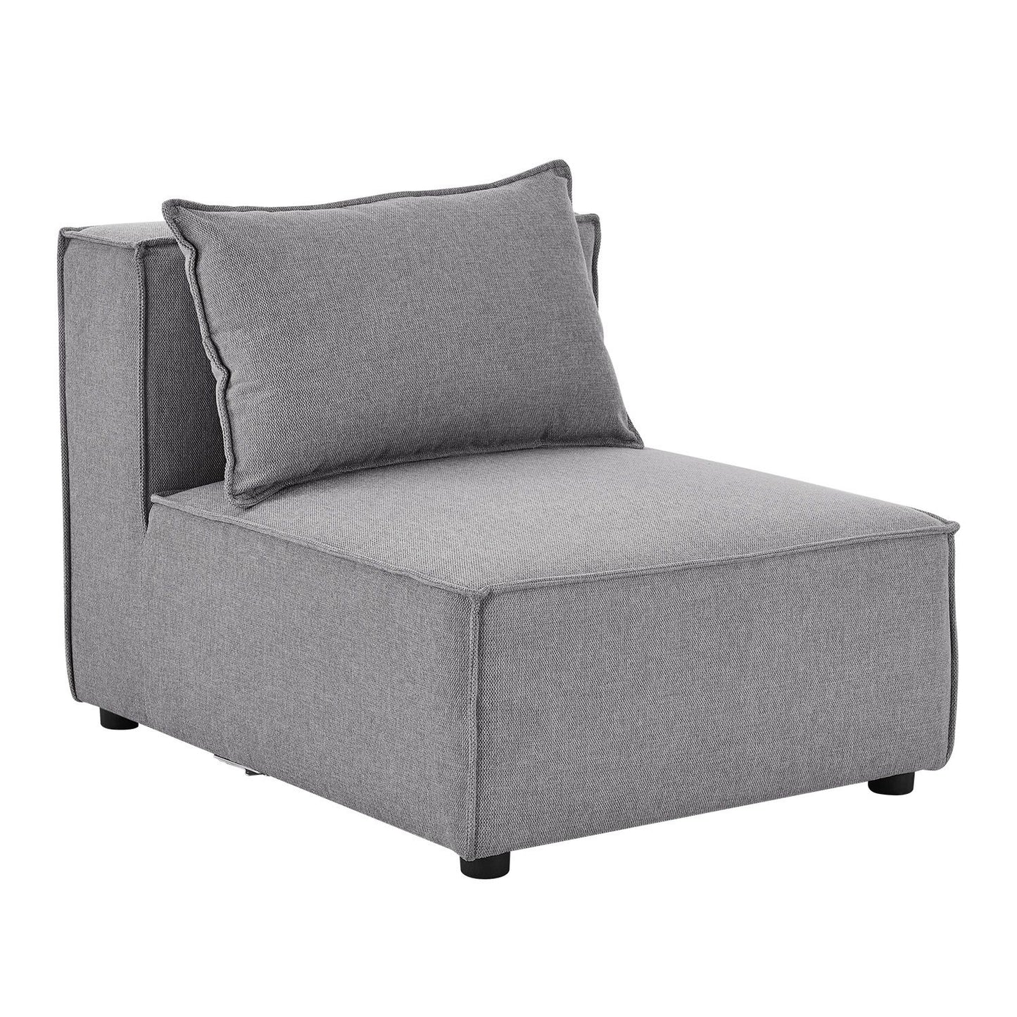 Modulares Sofa Domas L - 3 Sitzer Dunkelgrau