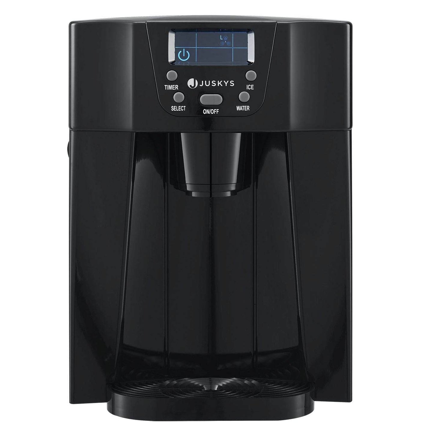 Eiswürfelmaschine PIM200L in schwarz mit Spender - Palo24