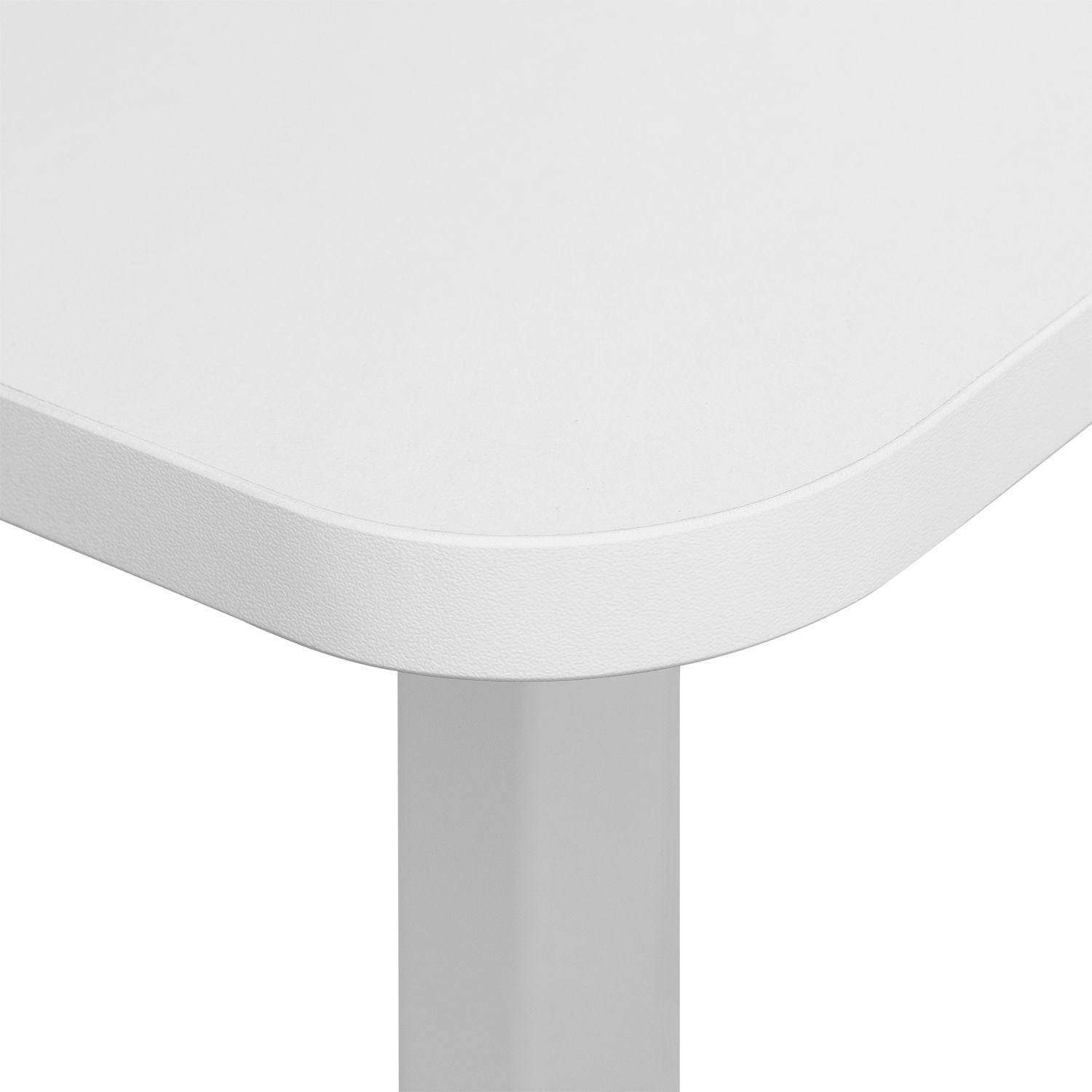 Elektrisch verstellbarer Schreibtisch 140x60 cm in Weiss - Palo24