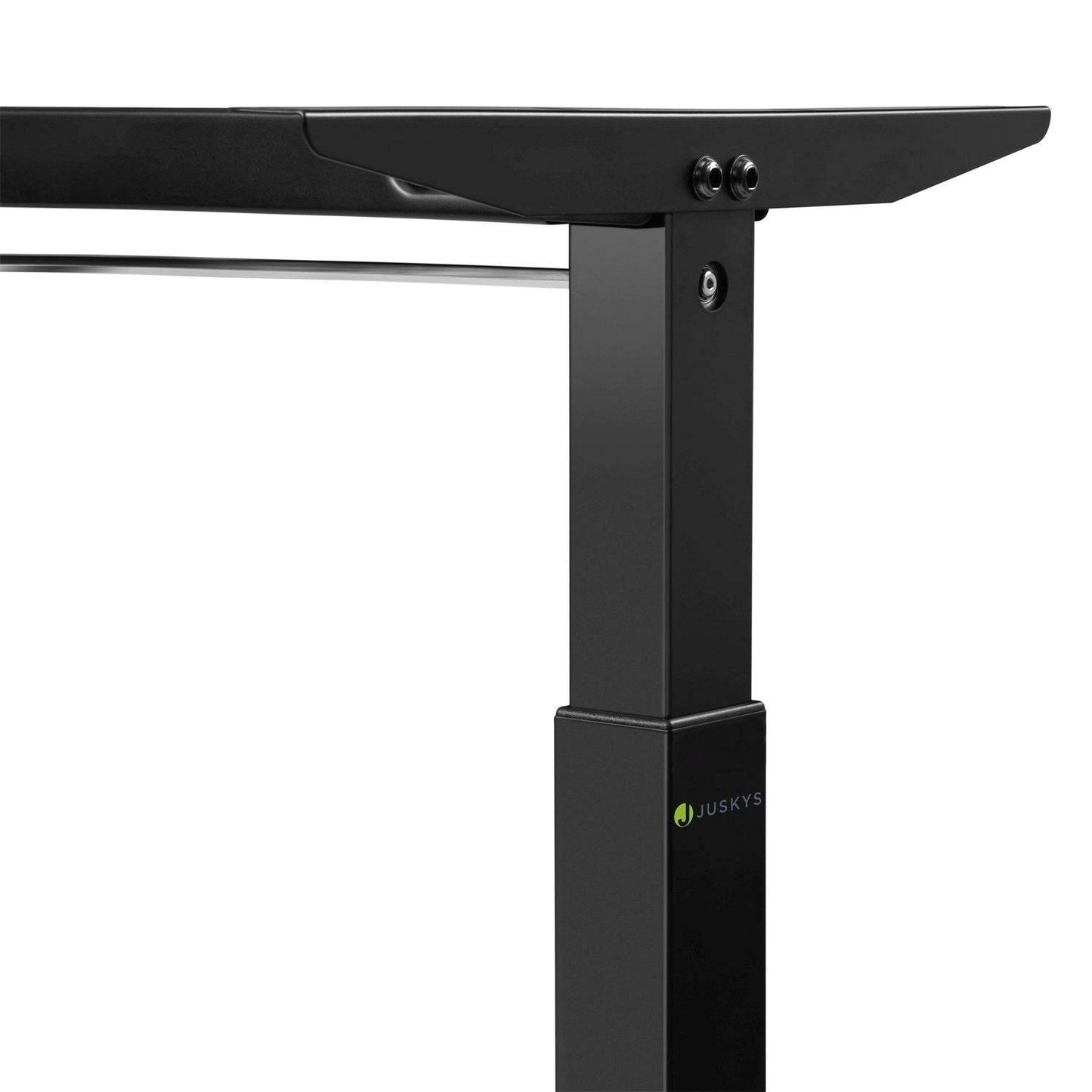 Elektrisch verstellbarer Schreibtisch 120x60 cm Schwarz - Palo24