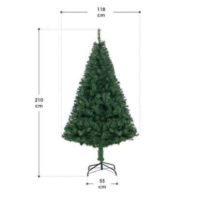Künstlicher Weihnachtsbaum 210cm mit LED