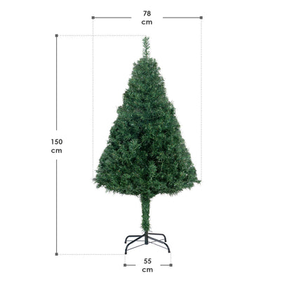 Künstlicher Weihnachtsbaum 150cm mit LED