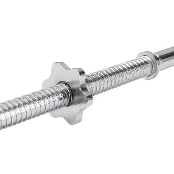 Ensemble d'haltères 3 en 1 (haltère, haltère long et haltère curl) avec un total de plaques de poids de 60 kg