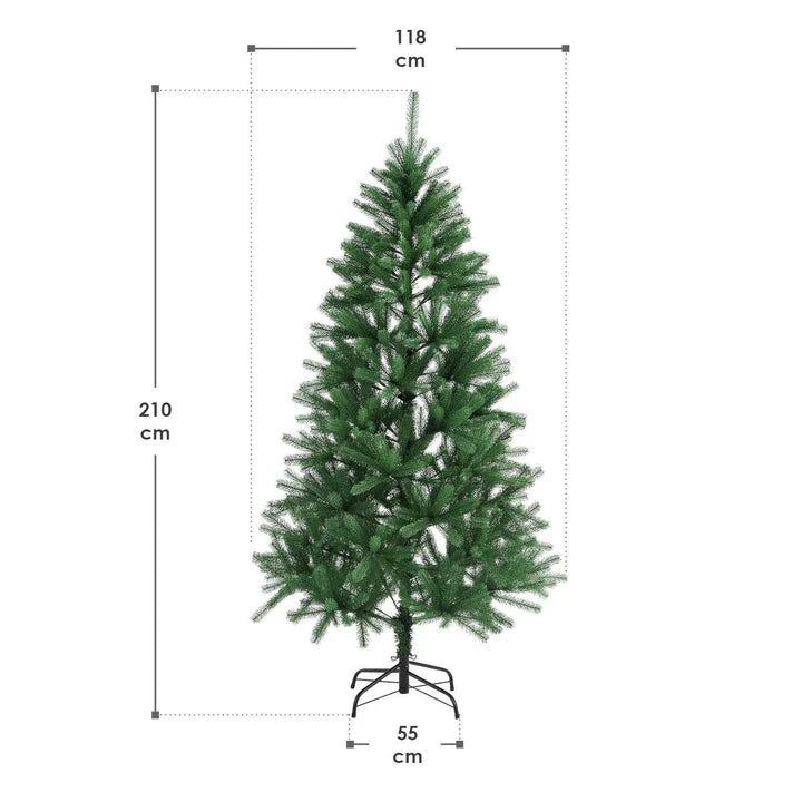 Künstlicher LED Weihnachtsbaum 210cm