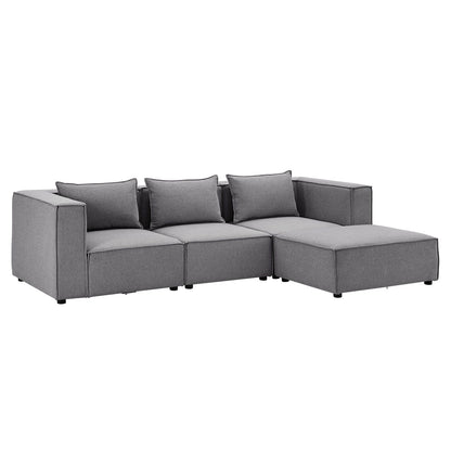 Modulares Sofa Domas L - 3 Sitzer Dunkelgrau