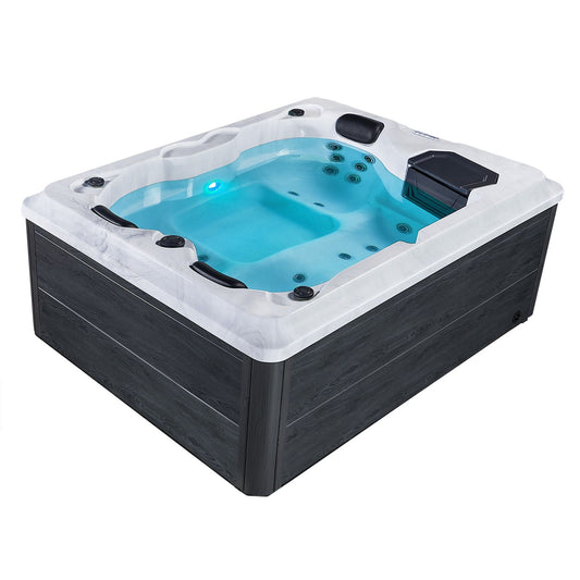 Outdoor Whirlpool Oasis mit LED Massagedüsen