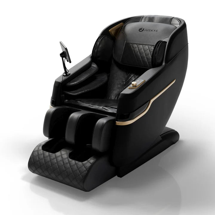 Massagesessel Naxos Bluetooth & Heizung Schwarz