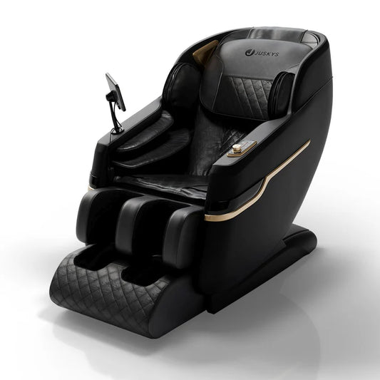 Massagesessel Naxos Bluetooth & Heizung Schwarz