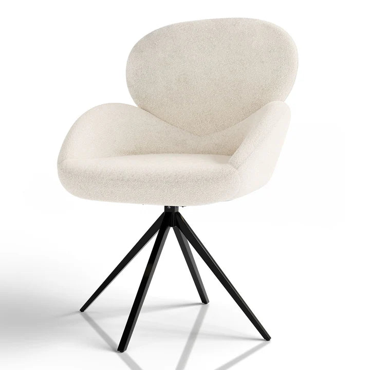 Esszimmerstuhl Drehstuhl Albano Creme