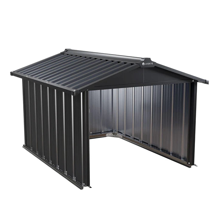 Mähroboter Garage MGMT1 aus Metall mit Satteldach in anthrazit