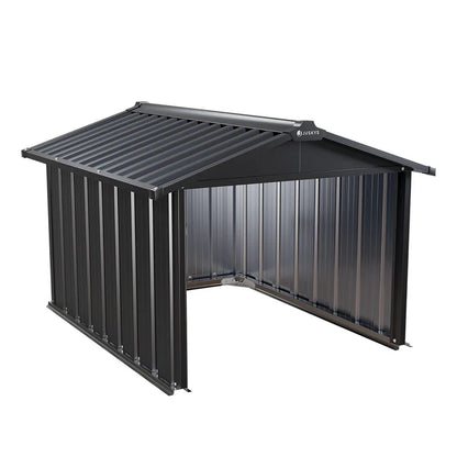 Mähroboter Garage MGMT1 aus Metall mit Satteldach in anthrazit