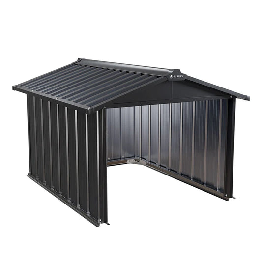 Mähroboter Garage MGMT1 aus Metall mit Satteldach in anthrazit