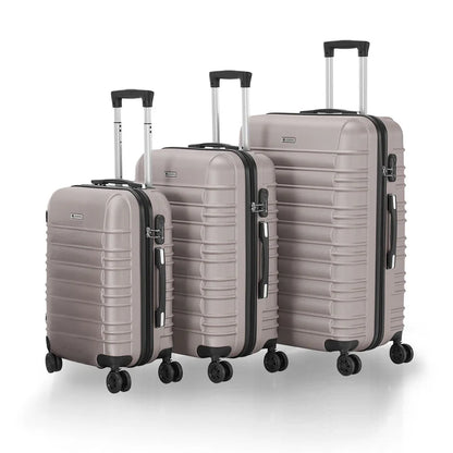 Hartschalen Kofferset Rom 3 tlg Beige