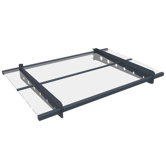 Modernes Vordach Pultdach Manila 120x80 cm