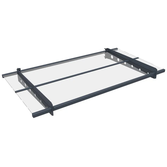 Modernes Vordach Pultdach Manila 150x80 cm