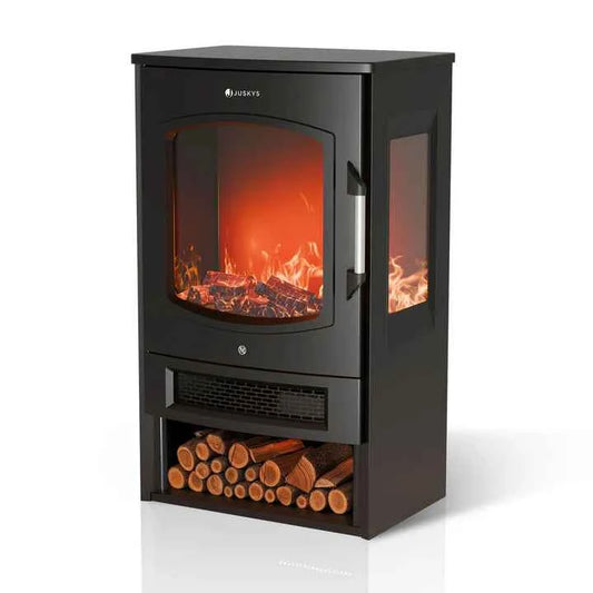 Elektrokaminofen 1800W mit Flammeneffekt mit App-Steuerung