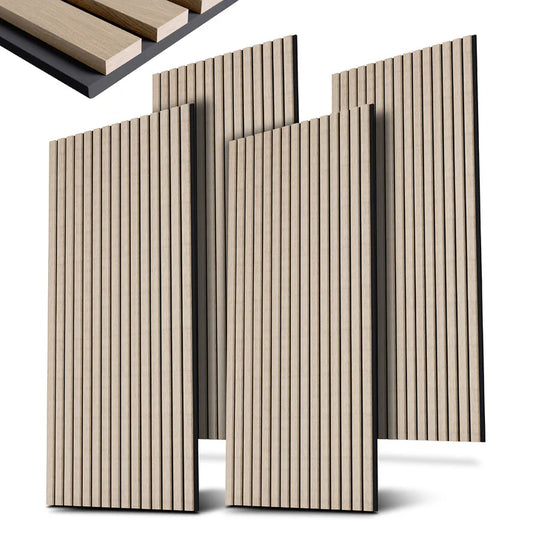 Wandpaneele 4er Set Akustik Schwarz