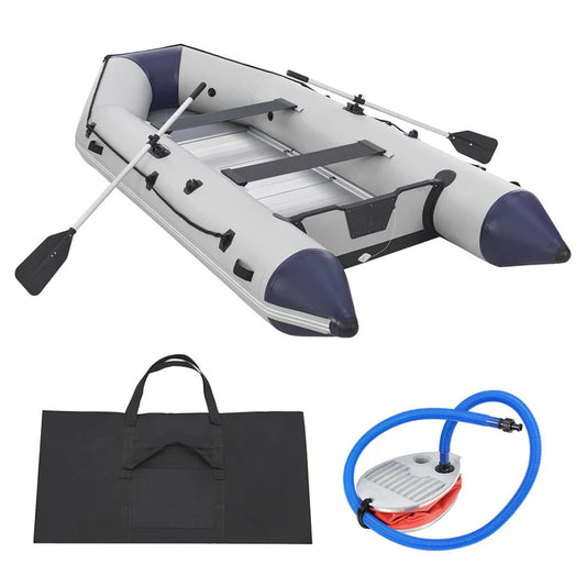 Schlauchboot Paddelboot grau mit Aluboden - 3,80m inkl. Verzollungsnachweiss