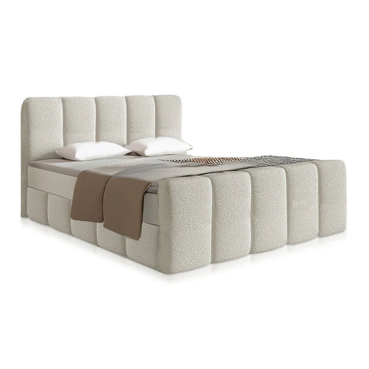 Boxspringbett Manitoba 180x200 cm Beige