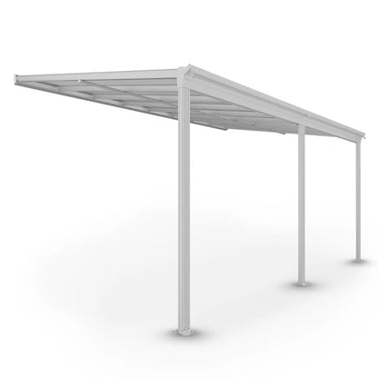 Copertura terrazza Borneo 5x3 m Bianco