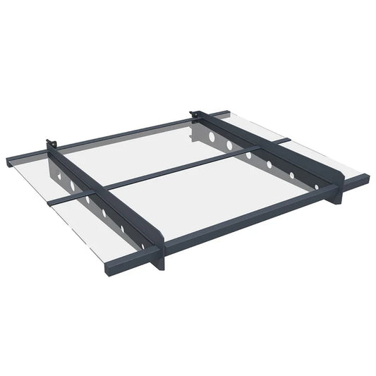 Modernes Vordach Pultdach Manila 100x80 cm