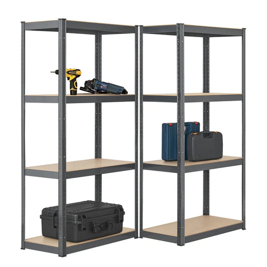 Lagerregal Easy 2er Set 160 x 80 x 40 cm Grau