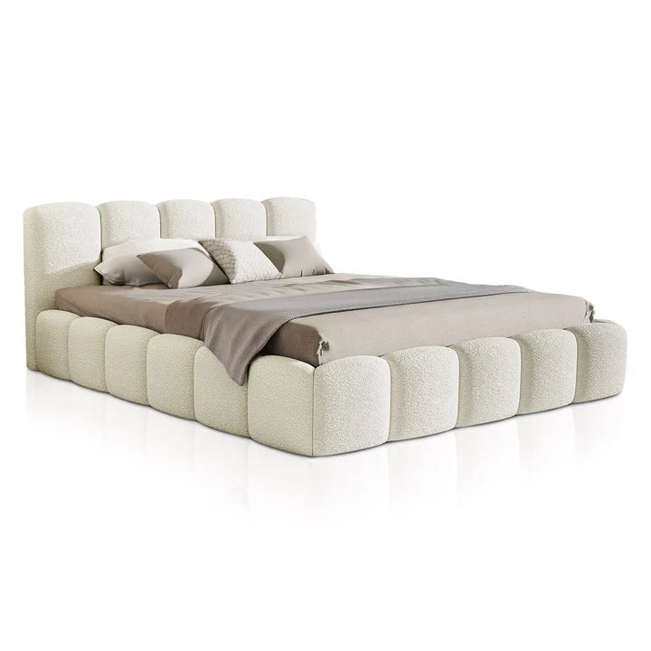Polsterbett Catania Creme inkl. Lattenrost 180x200 cm - Palo24