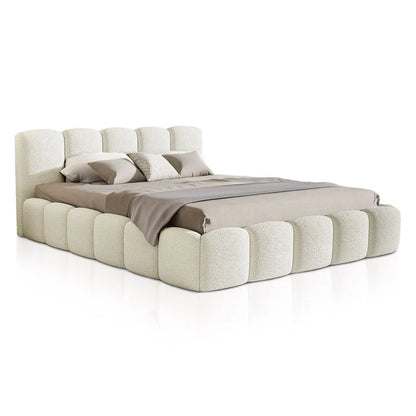 Polsterbett Catania Creme inkl. Lattenrost 180x200 cm - Palo24